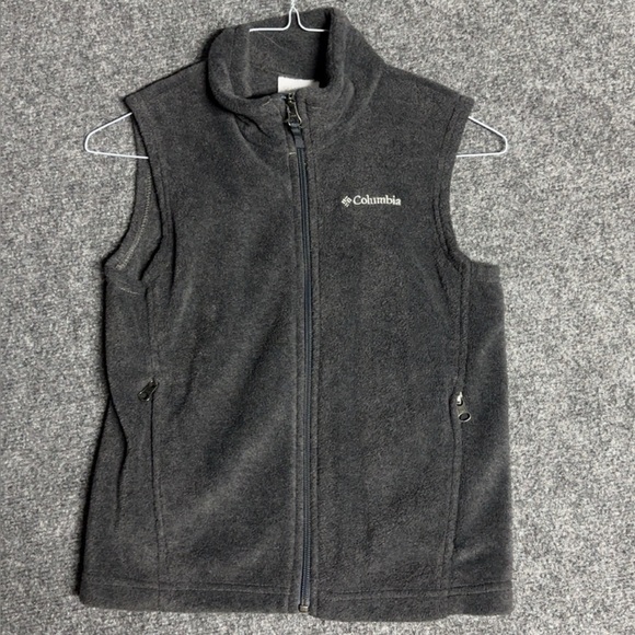Columbia Charcoal Fleece Vest - Picture 1 of 1